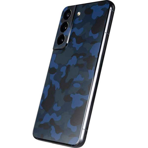 Blue Street Camo Galaxy S22 Skin